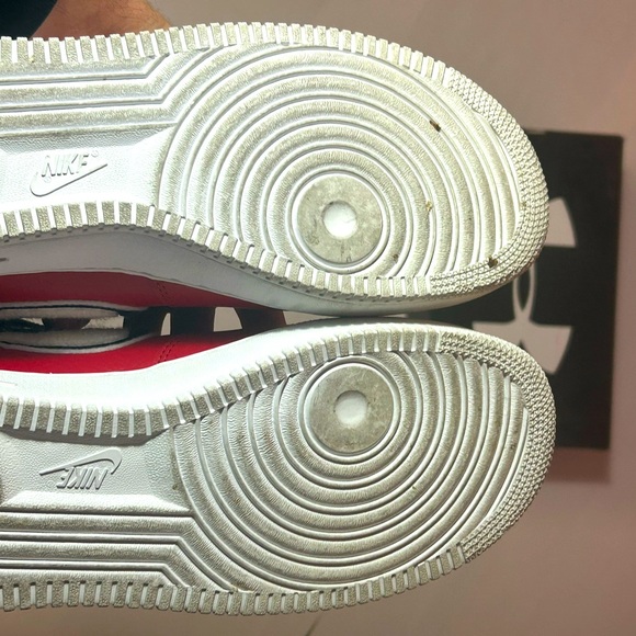 Air Force 1 High 3D Chenille Swoosh Red White Blue - Size 13 Men’s - Picture 5 of 5